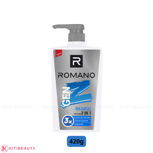 Tắm Gội 2 Trong 1 Romano Gen Z 420g